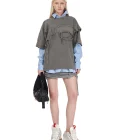 OTTOLINGER Distressed Oversized T-Shirt,Distressed Oversized T-Shirt