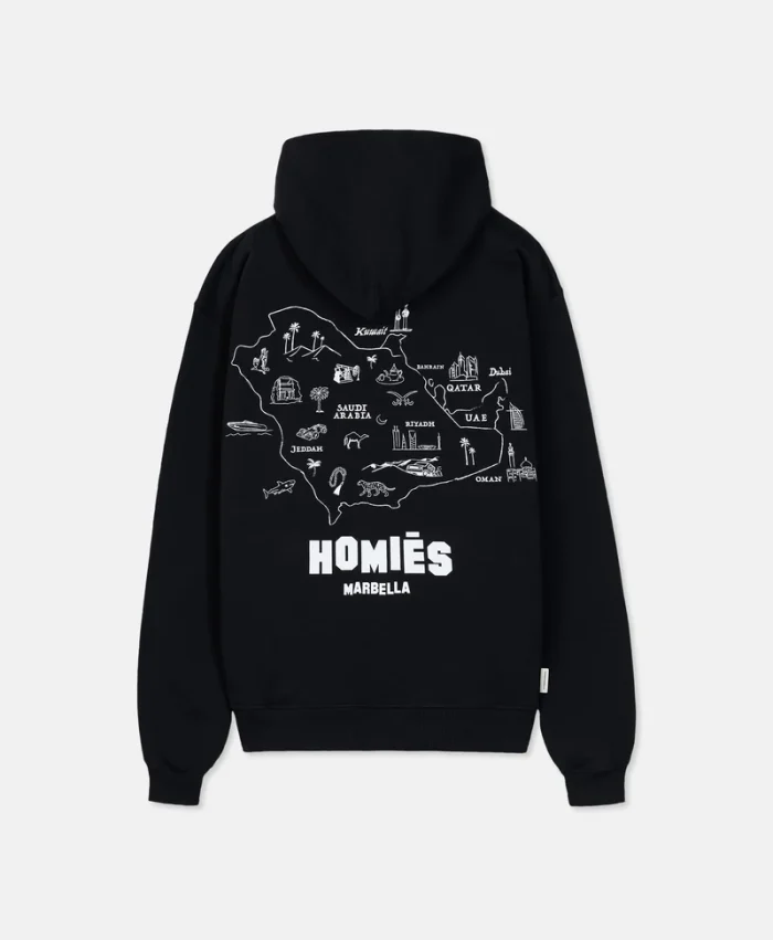 MAPA HOODIE BLACK MIDDLE EAST