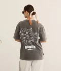 MAPA T-SHIRT MIDDLE EAST VINTAGE GREY