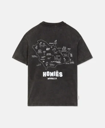 MAPA T-SHIRT MIDDLE EAST VINTAGE GREY