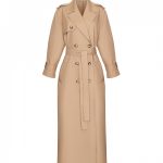 Arapkhanovi Logomania trench coat beige