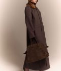 Arapkhanova Oversize coat brown