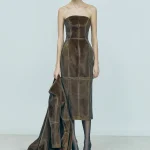 Gudu Bustier Maxi Dress #01 Black