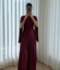 Faraway Mia Maroon Dress,Mia Maroon Dress,Faraway Mia