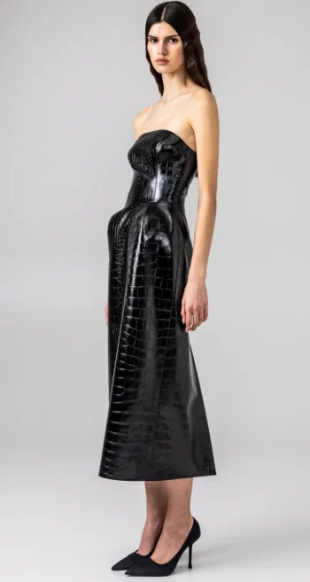 BUSTIER MAXI DRESS#01