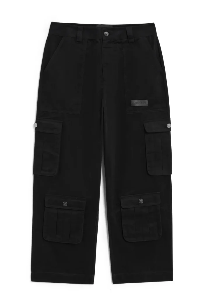 cargo black pants