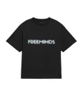 FREEMINDS BLACK LOGO T-SHIRT