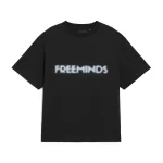 FREEMINDS BLACK LOGO T-SHIRT