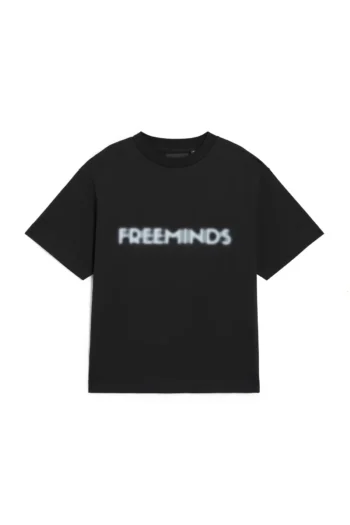 FREEMINDS BLACK LOGO T-SHIRT