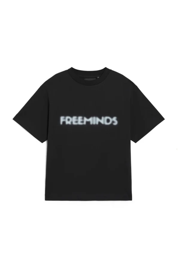 FREEMINDS BLACK LOGO T-SHIRT