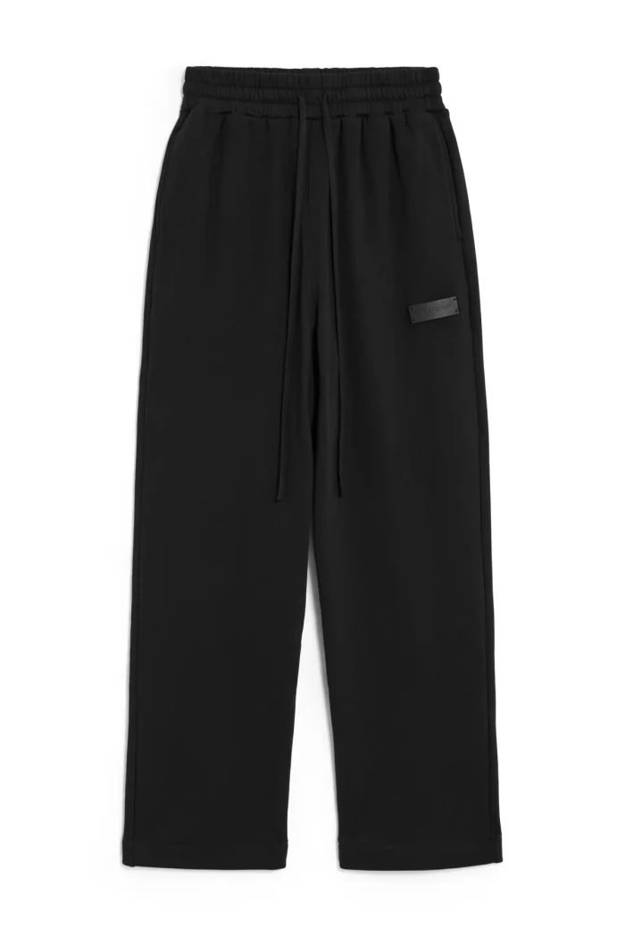 French terry black sweatpants