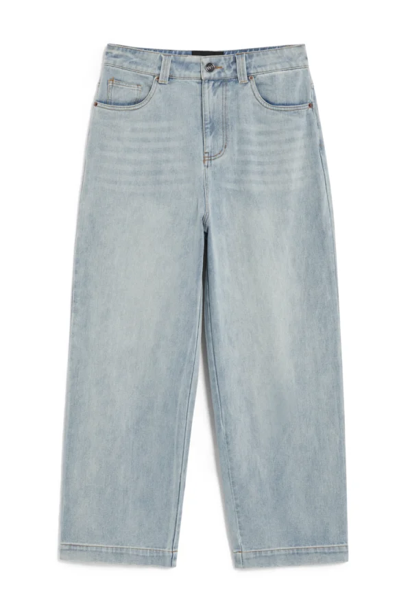 Wide leg blue denim Jeans