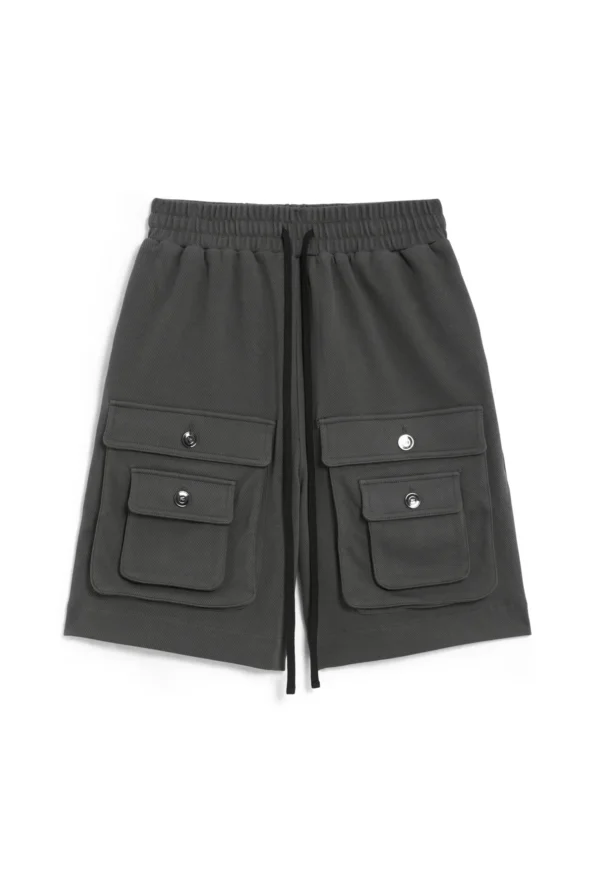 FRENCH TERRY CARGO DARK GRAY SHORT,DARK GRAY SHORT