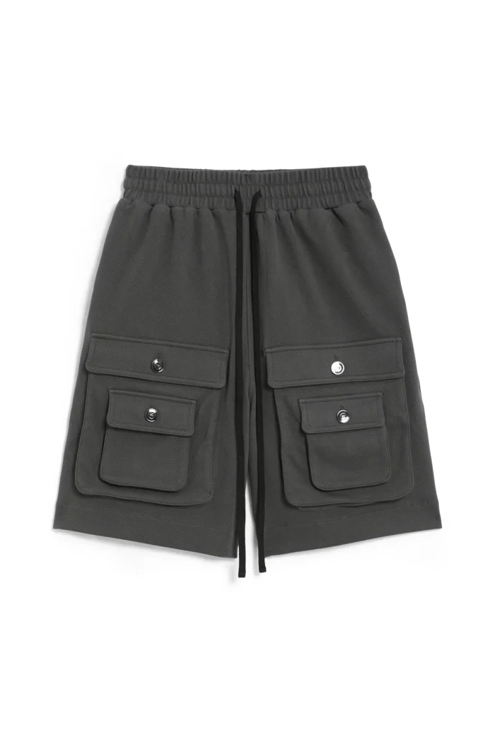 FRENCH TERRY CARGO DARK GRAY SHORT,DARK GRAY SHORT