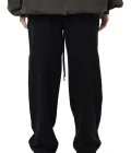 French terry black sweatpants