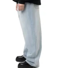 Wide leg blue denim Jeans