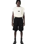FRENCH TERRY CARGO BLACK SHORT