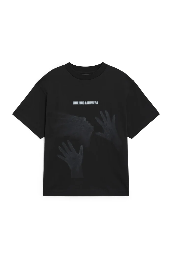 ENTERING A NEW ERA BLACK T-SHIRT
