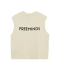 CREAMY SLEEVELESS T-SHIRT