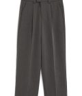 Wide leg gray trouser