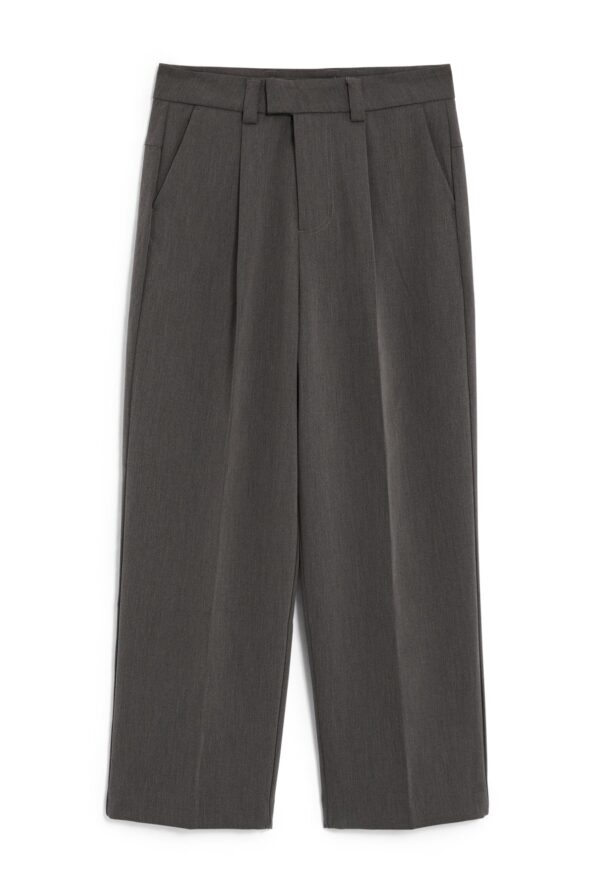 Wide leg gray trouser