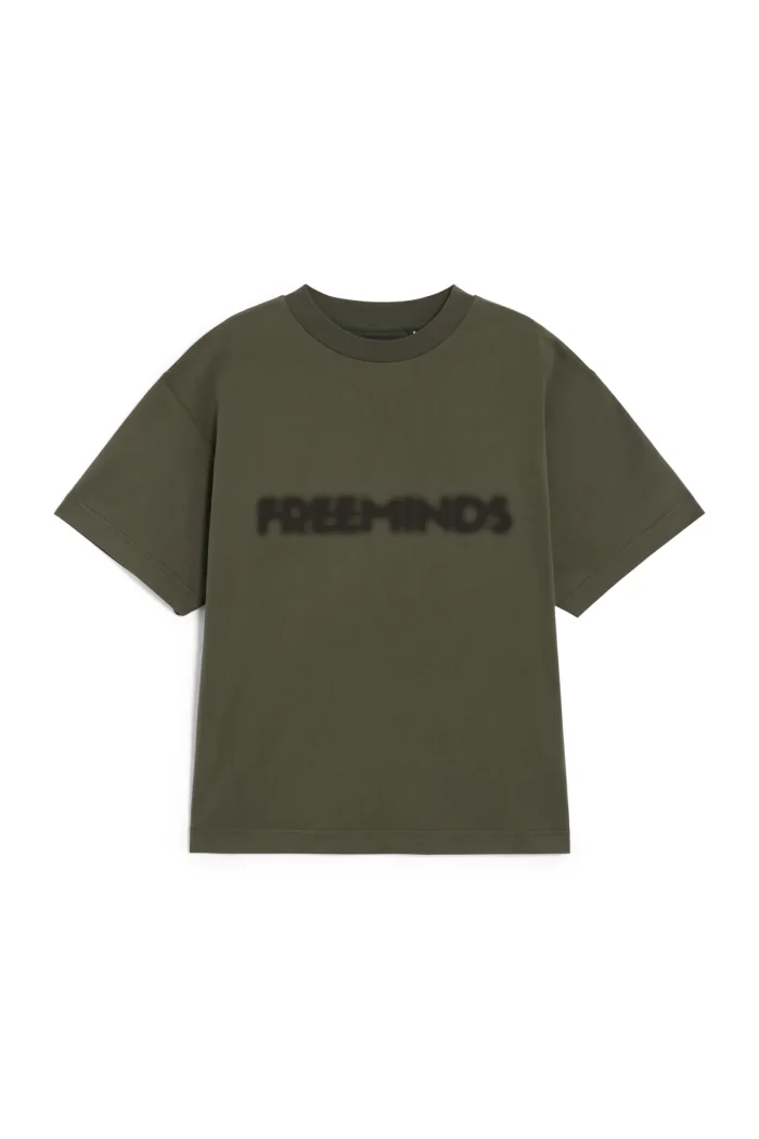 GREEN NAVY LOGO T-SHIRT