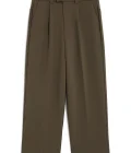 Wide leg brown trouser,brown trouser