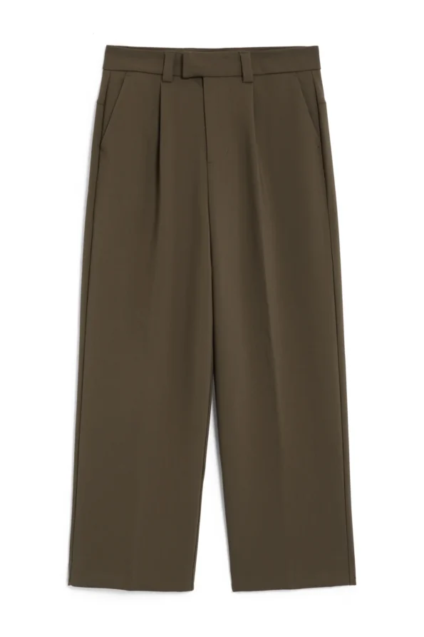 Wide leg brown trouser,brown trouser