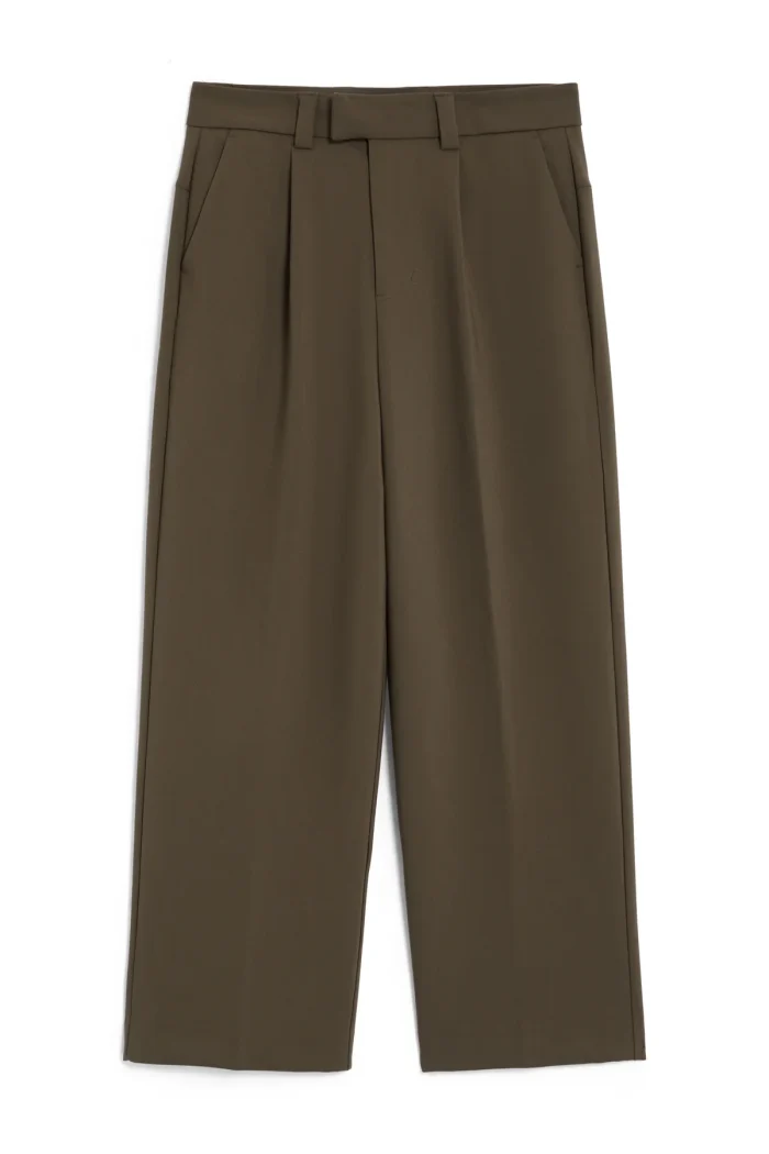 Wide leg brown trouser,brown trouser