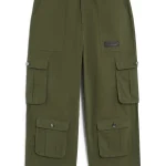 Freeminds cargo green navy pants