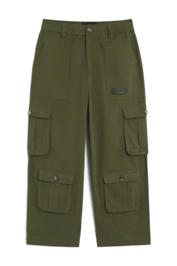 Freeminds cargo green navy pants