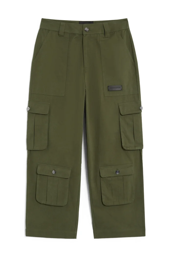 cargo green navy pants
