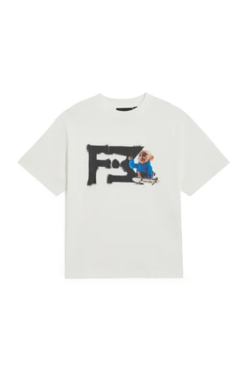 FREEMINDS SKATING OFF WHITE T-SHIRT