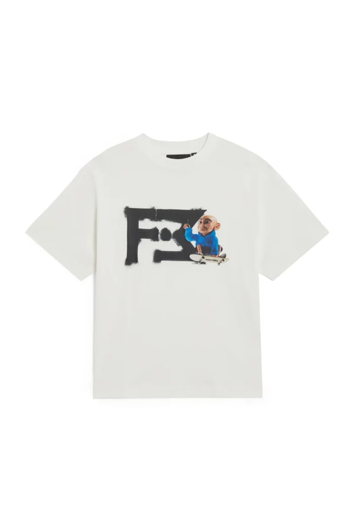 SKATING OFF WHITE T-SHIRT