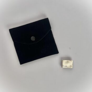 Founding Silver Brooch with a Pouch
