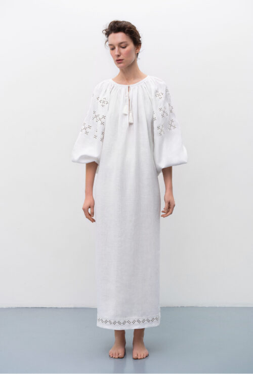 Etnodim Long embroidered shirt Skoropadska