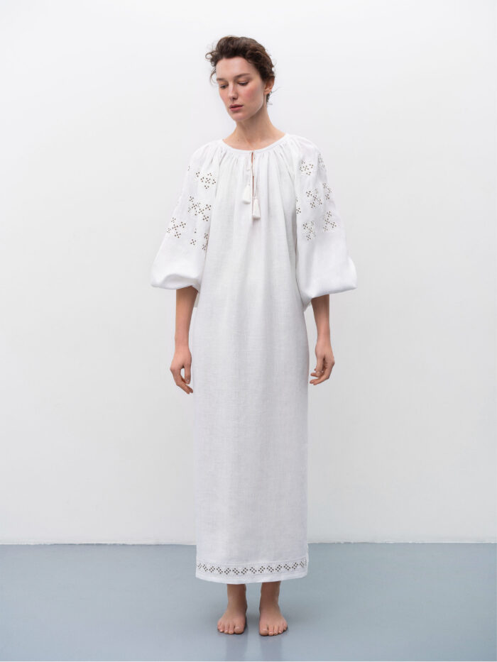 Etnodim Long embroidered shirt Skoropadska