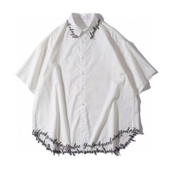 White shirt with "another day" on collar (A NEW)