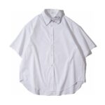 White Shirt, Face Print Extending Collar(A NEW)