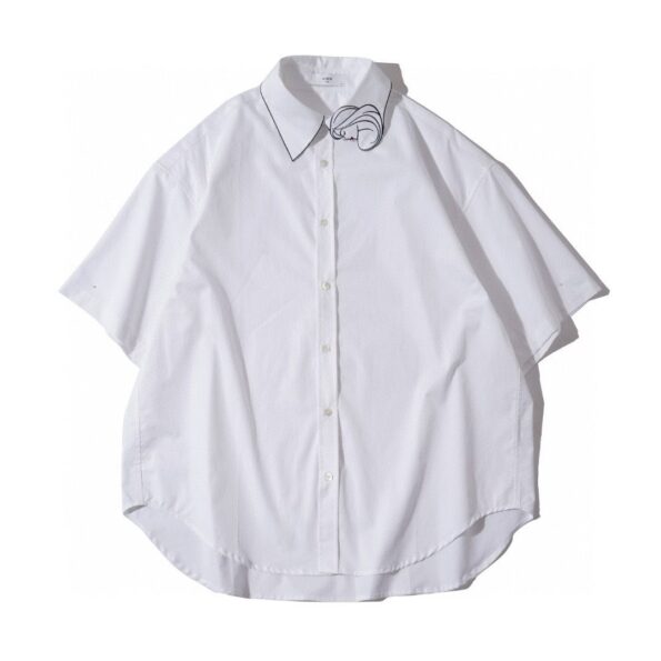 Face Print Extending Collar
