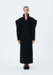 Eternal Coat with an architectural silhouette