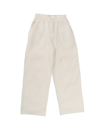 Altiora Off White Lilen Pants