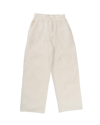Altiora Off White Lilen Pants