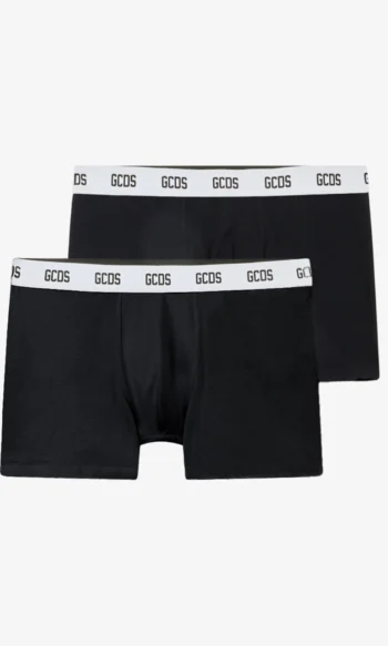 GCDS Essentials Boxer Briefs 2-Pack Black