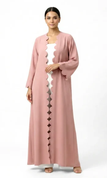 Dananeer Sumr Abaya Pink
